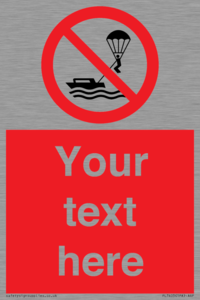 Custom No parasailing